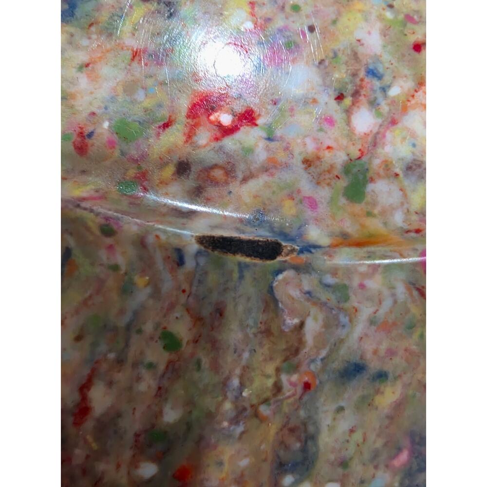 Brookpark Confetti Melamine Large Bowl 11.75"/5" Speckled Mixing Kitchen Cooking - Picture 5 of 7